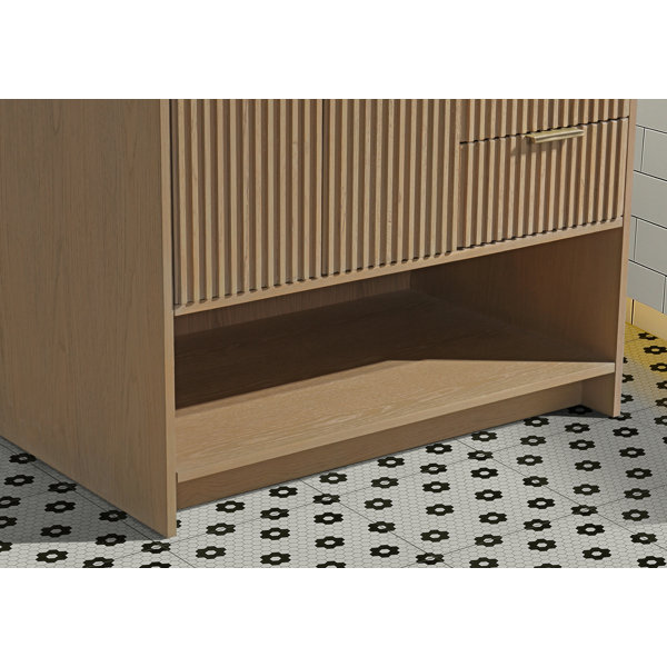 Ari Kitchen & Bath San Diego 36" Freestanding Bathroom Vanity Oak | Wayfair